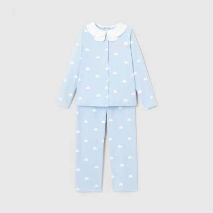 Girl cloud pattern pyjamas
